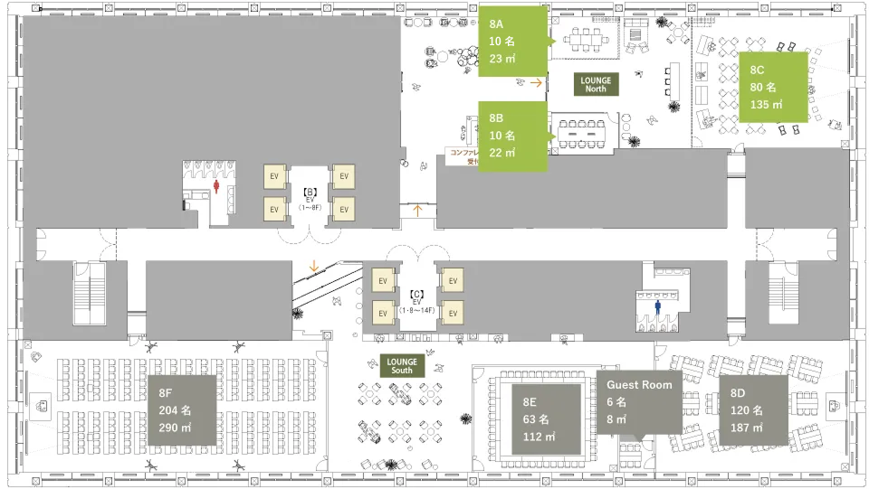 部屋の位置情報の図