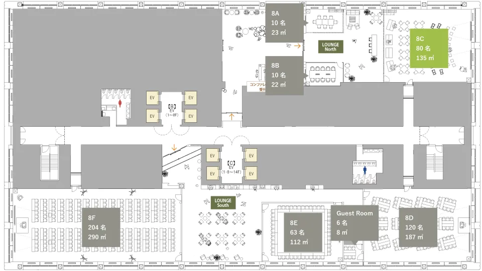 部屋の位置情報の図