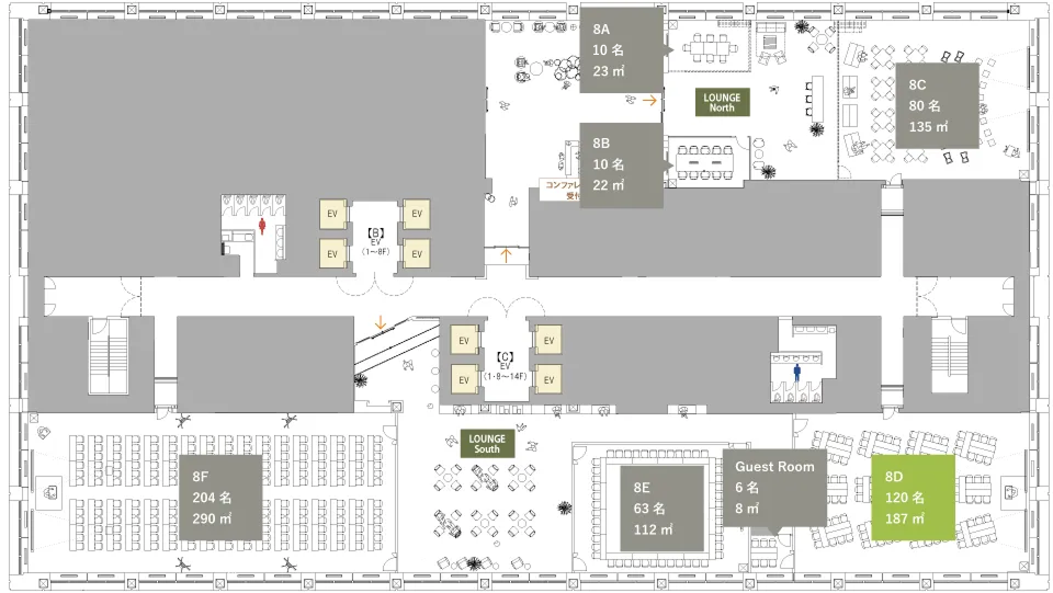 部屋の位置情報の図