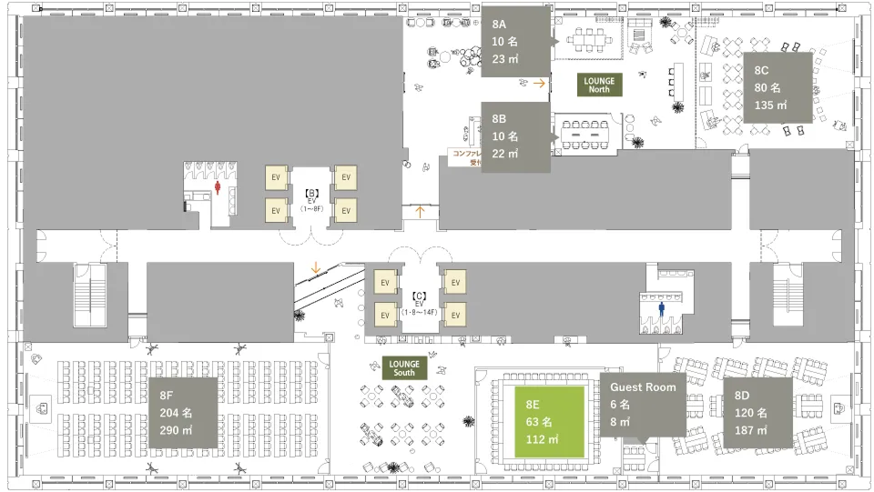部屋の位置情報の図