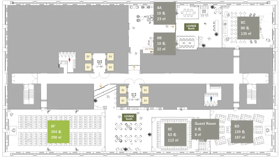 部屋の位置情報の図